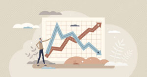 低成長時代、景気横ばいを表現