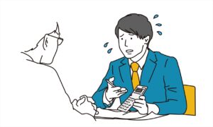 うまく説明できない営業マン