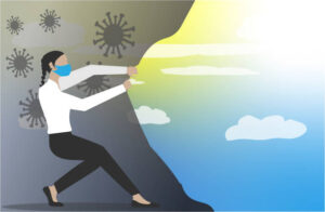 Afterコロナになり、ニューノーマル期の幕開けということを表現