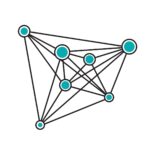 ティール組織（teal）をイメージした画像