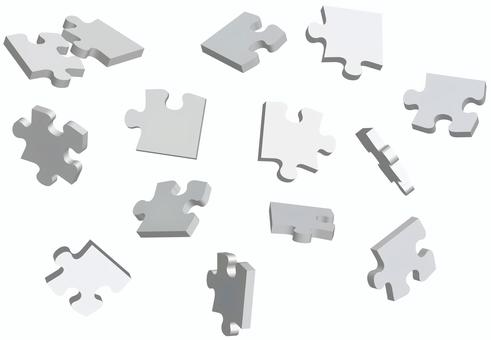 バラバラなパズルのピース